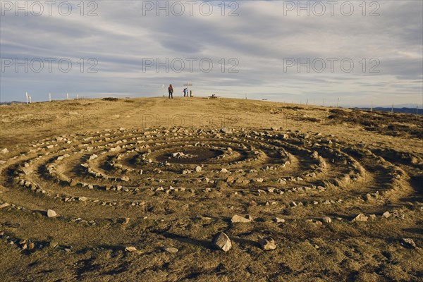 Stone circle on the Belchen