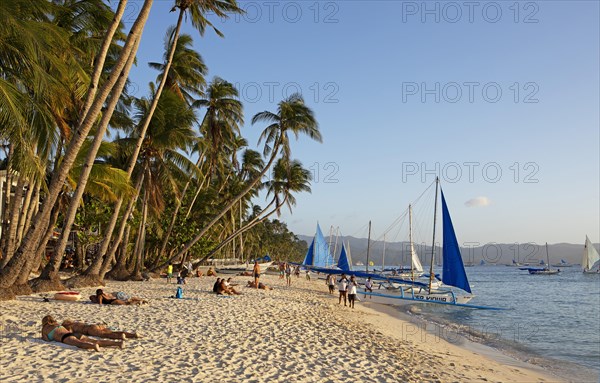 Traditional sailboats at Angol Beach