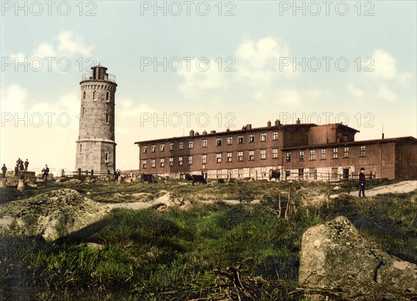 The Brockenhaus in the Harz Mountains