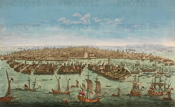 A perspective view of Venice