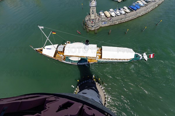 The historic paddle steamer HOHENTWIEL