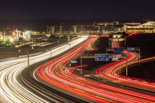 A8 motorway at the airport