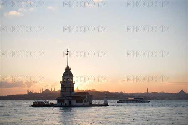 View from Maiden's Tower in evening