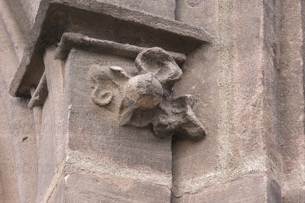 Crab figure decorating the portals of the Lorenzkirche
