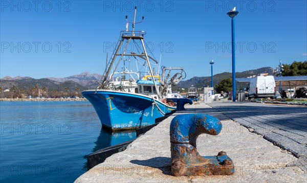 Fishing boat in Port dAndratx on Majorca