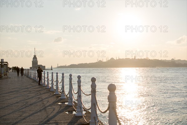 View from Maiden's Tower in evening