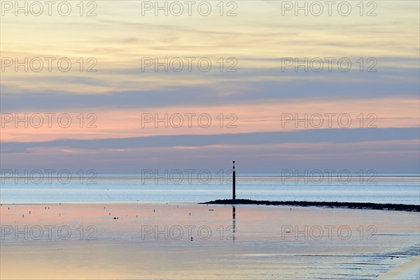 Sunset over the Wadden Sea