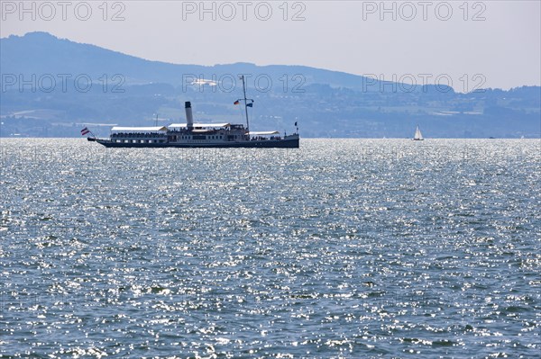 The historic paddle steamer HOHENTWIEL