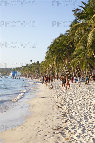 White Beach in the evening