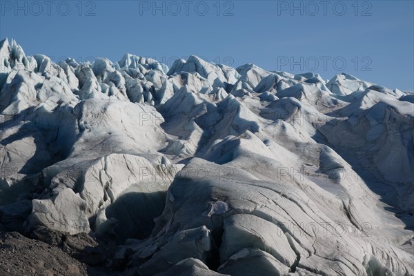 Early spring on the Russell Glacier northeast of Kangerlussuaq