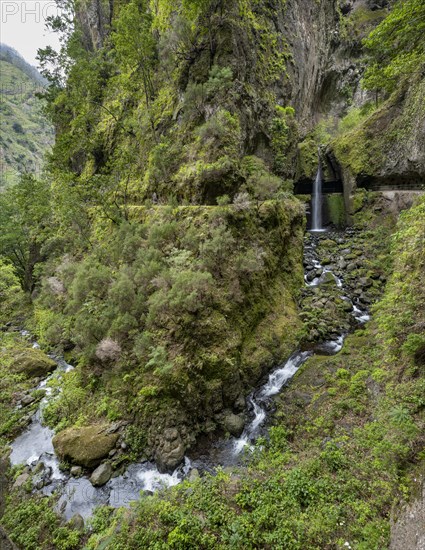 Nova waterfall and Moinho in a gorge