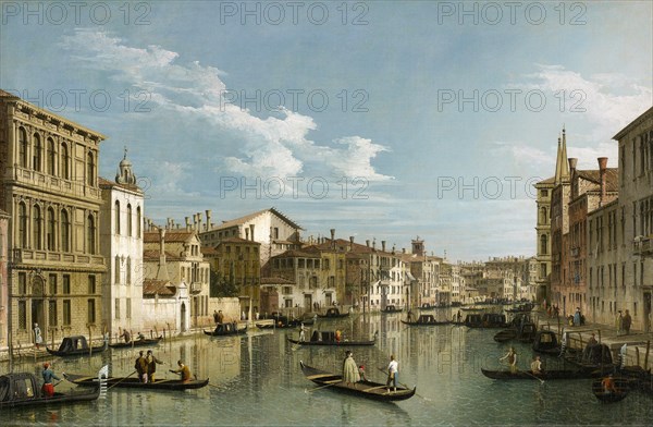 The Grand Canal in Venice from Palazzo Flangini to Campo San Marcuola