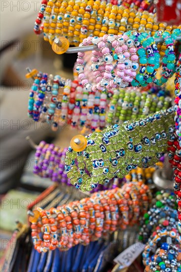 Beautiful colorful beads of bracelet of various type and color