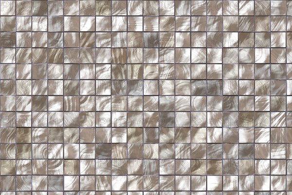 Wall and floor tiles abstract background with geometric mosaic texture