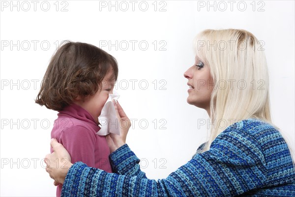 Mother snuffing his daughter