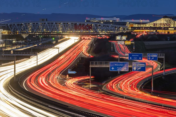 A8 motorway at the airport