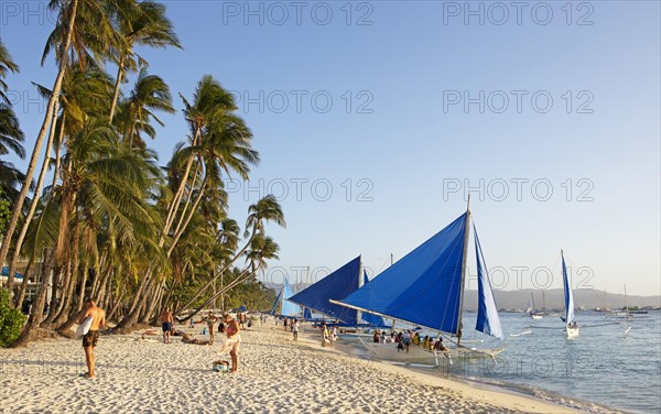 Traditional sailboats at Angol Beach