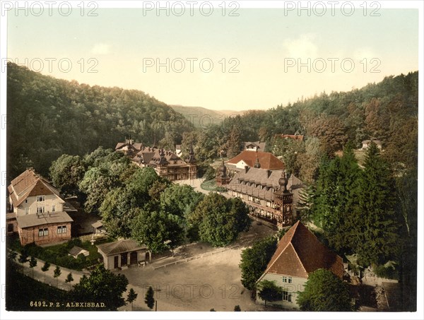 Alexisbad in the low mountain range Harz