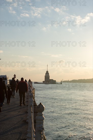 View from Maiden's Tower in evening