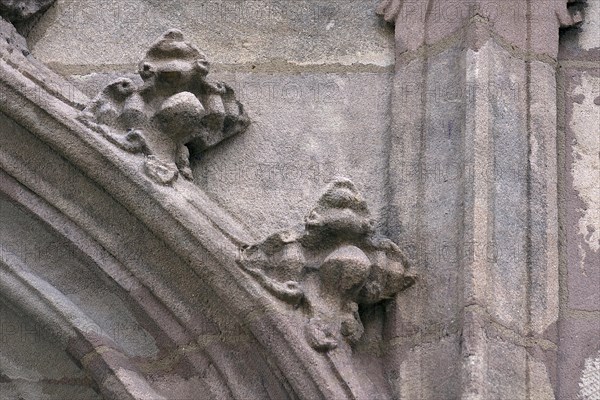 Crab figure decorating the portals of the Lorenzkirche