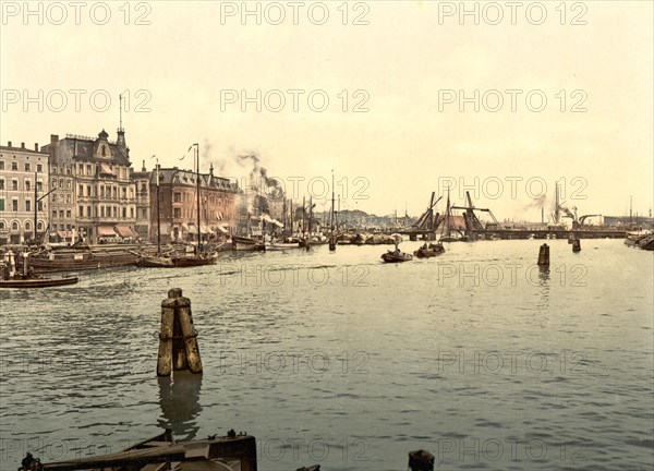 The Port of Szczecin in Pomerania