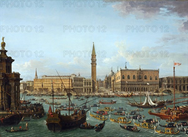 Procession of Gondolas in the Bacino di San Marco