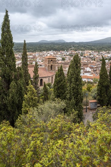 View of Arta with the parish church Transfiguracio del Senyor