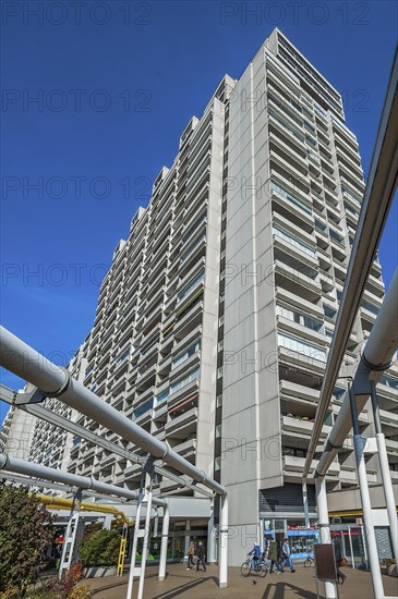 High-rise buildings with pipe system in the former Olympic Village