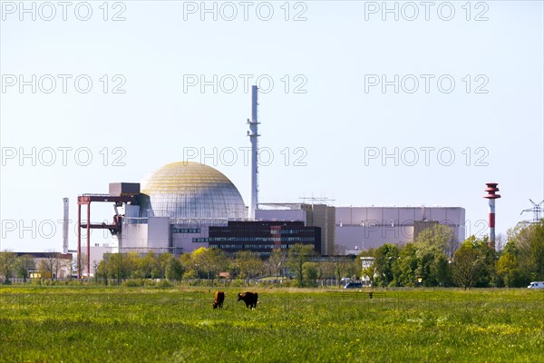 Decommissioned Brokdorf nuclear power plant