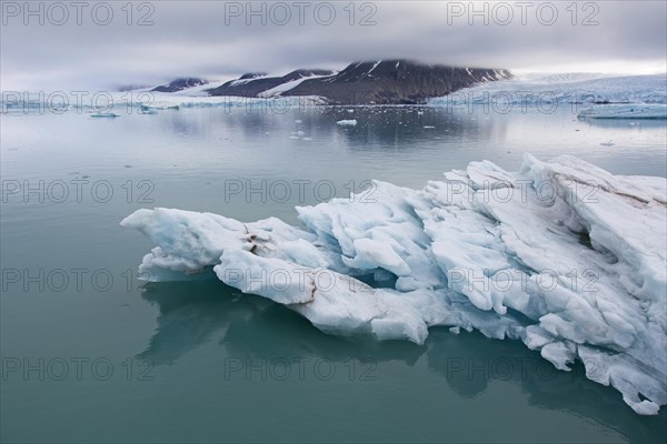 Ice floe in front of Monacobreen