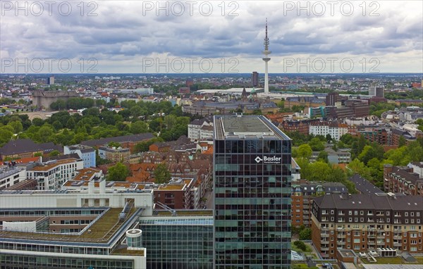 View of the city centre and Heiligengeistfeld from the Sankt Michaelis Church