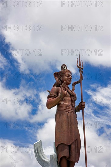 32 metre high statue of the Hindu god Shiva