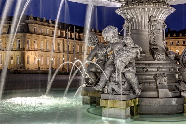 Fountain on the Schlossplatz