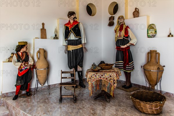 Museum of local history with traditional clothing