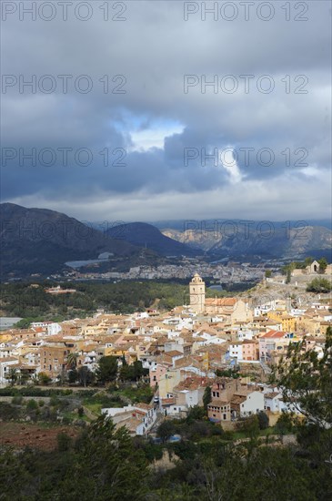 Town view of Polop