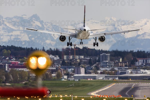 Aircraft on landing