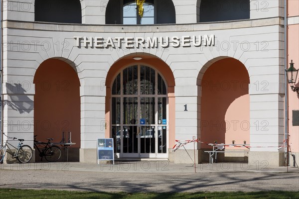 Duesseldorf Theatre Museum with the Dumont Lindemann Archive in the Hofgaertnerhaus in the Hofgarten