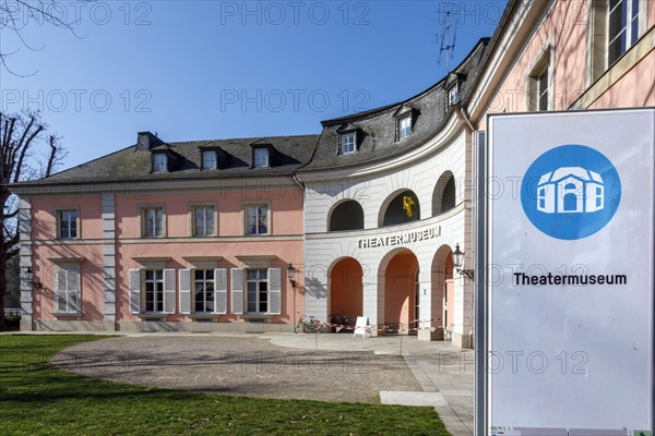 Duesseldorf Theatre Museum with the Dumont Lindemann Archive in the Hofgaertnerhaus in the Hofgarten