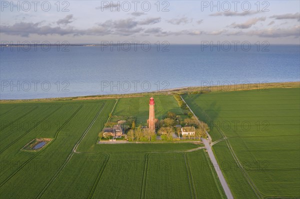 Aerial view over Fluegge