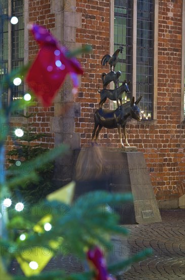 The Town Musicians at the Christmas Market