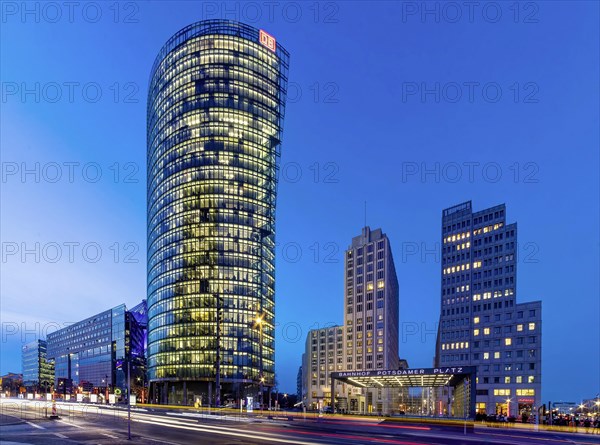 Potsdamer Platz in the evening