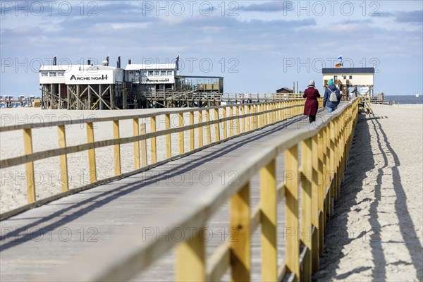 Pier to Sankt Peter-Ording beach