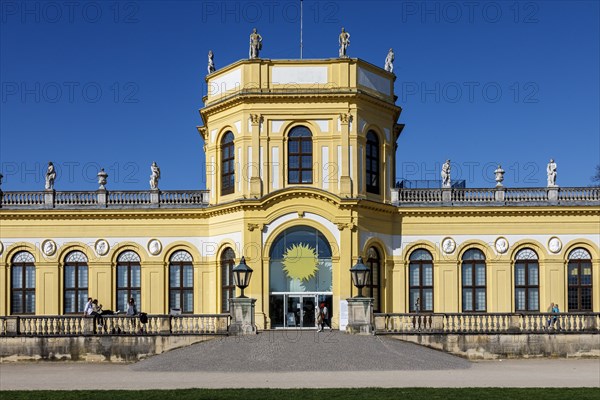 Orangery in the Karlsaue State Park in Kassel