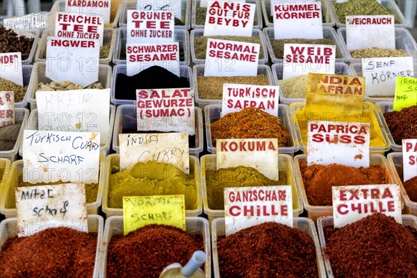 Colourful spices