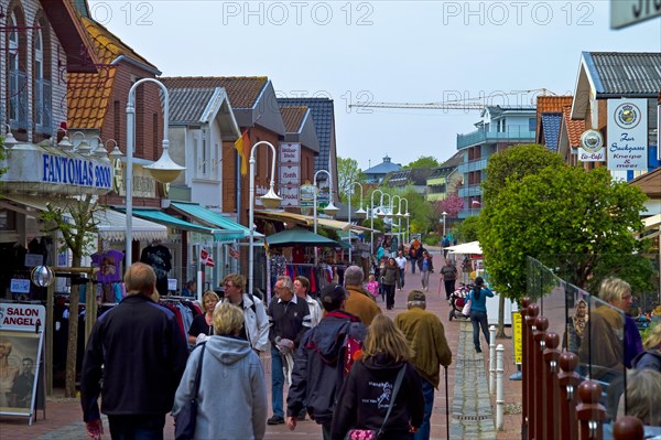 In the pedestrian zone of Buesum