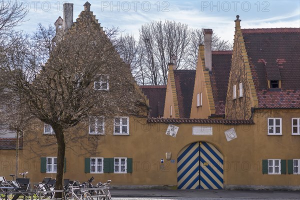 Entrance gate to the Jakob Fugger settlement