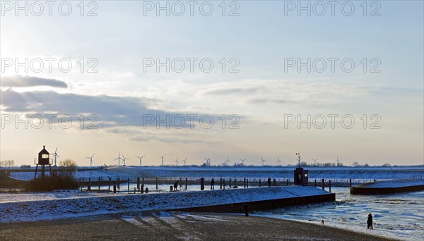 Harbour and harbour entrance of Dangast