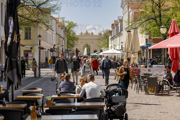 Pedestrian zone Brandenburger Strasse in Potsdam