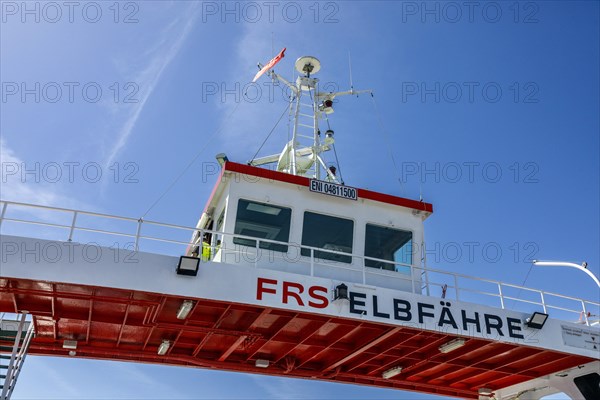 Elbe ferry between Glueckstadt and Wischhafen