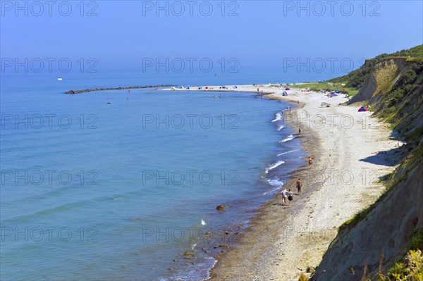 On the steep shore of Ahrenshoop in Fischland